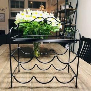 Longaberger Wrought Iron Wine Rack
